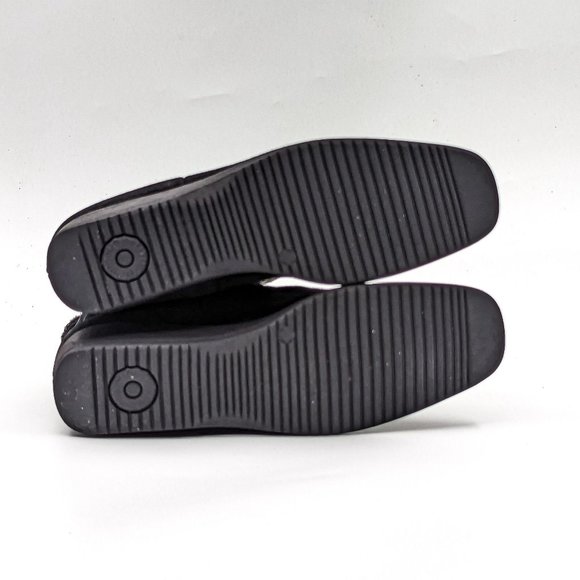 La Canadienne Women Wedge Black Fine Suede Mid Calf boots size 9 - Picture 4 of 11